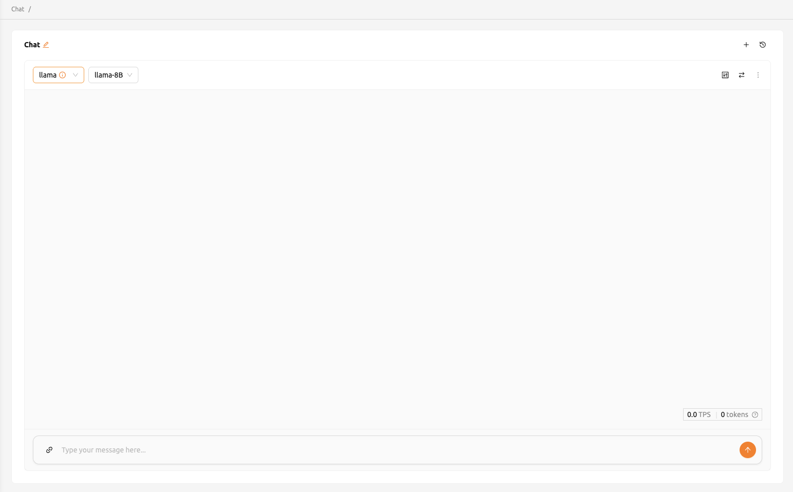 chat page