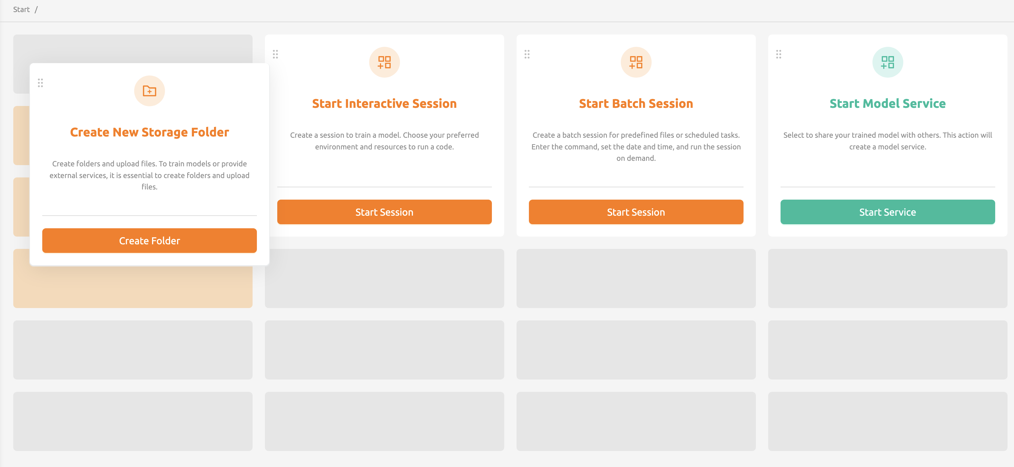 Start page
