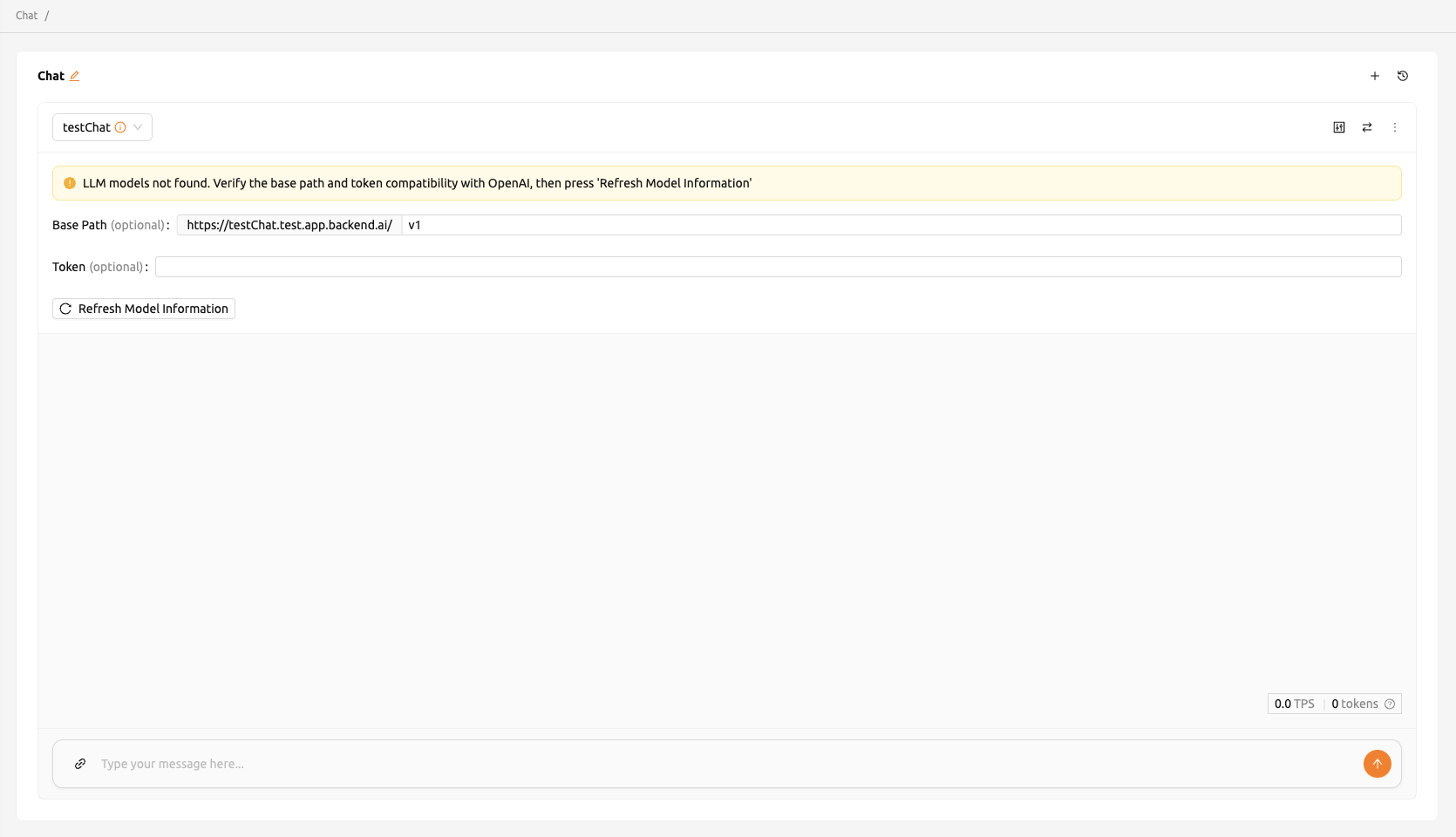 LLM Chat Test